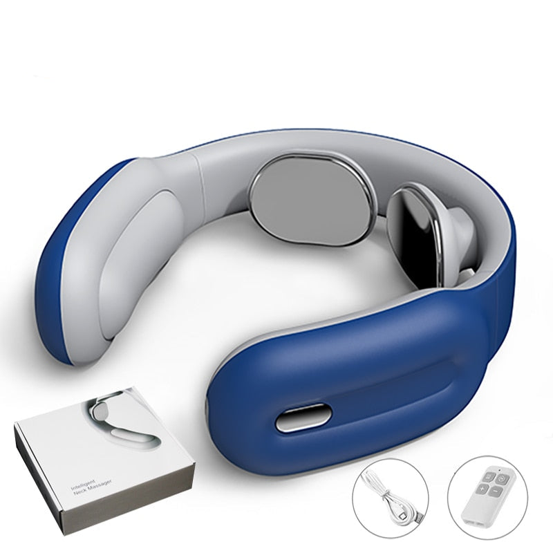 Portable Neck Relaxation Device | Adjustable Intensity | Soothing Heat & Wireless Design