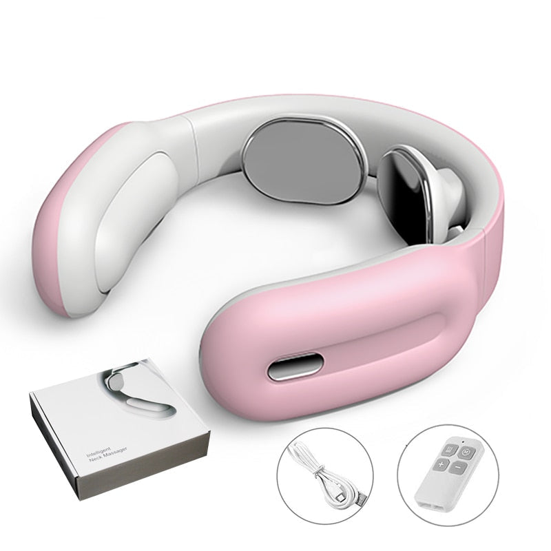 Portable Neck Relaxation Device | Adjustable Intensity | Soothing Heat & Wireless Design