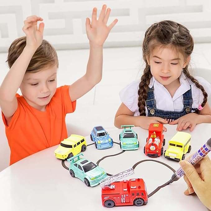 Line-Following Toy Car | Interactive Drawing Vehicle | Creative STEM Play for Kids