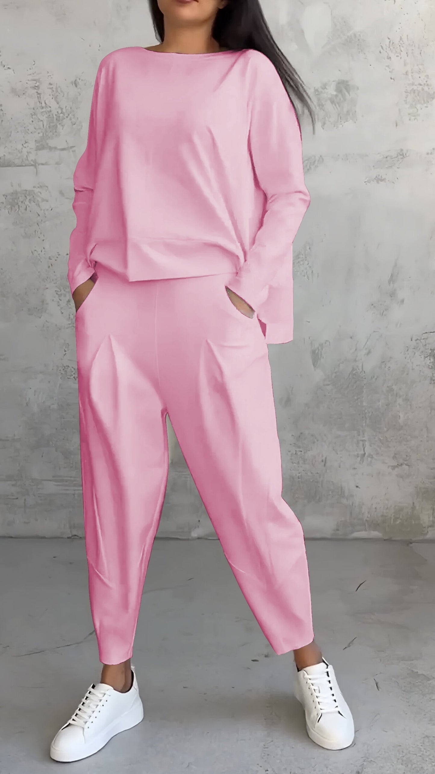 Relaxed Two-Piece Lounge Set | Soft Cotton Blend | Lightweight Comfort