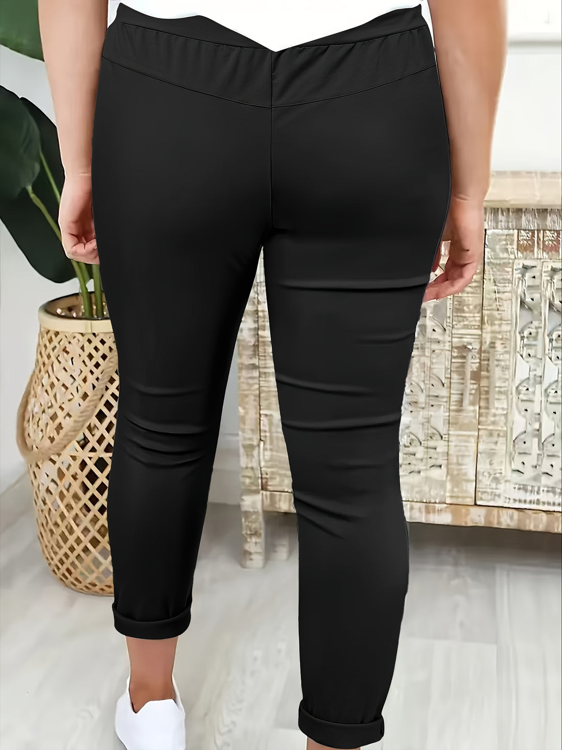 Women’s Drawstring Trousers | Soft Stretch Fabric | Relaxed Fit