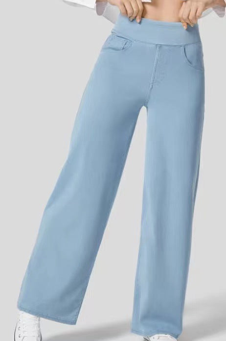 Women’s Relaxed Fit Wide-Leg Jeans | High-Waist | Stretch Denim Comfort