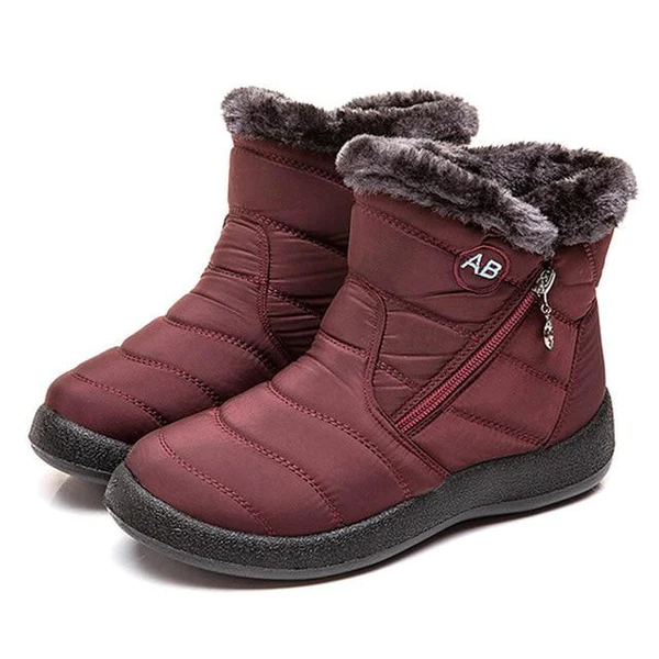 Women’s Waterproof Winter Boots | Warm Faux Fur Lining | Anti-Slip Sole