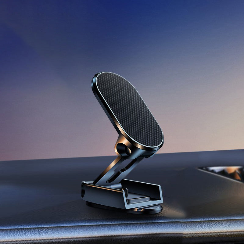 Foldable Magnetic Car Phone Holder | 360° Adjustable Metal Mount