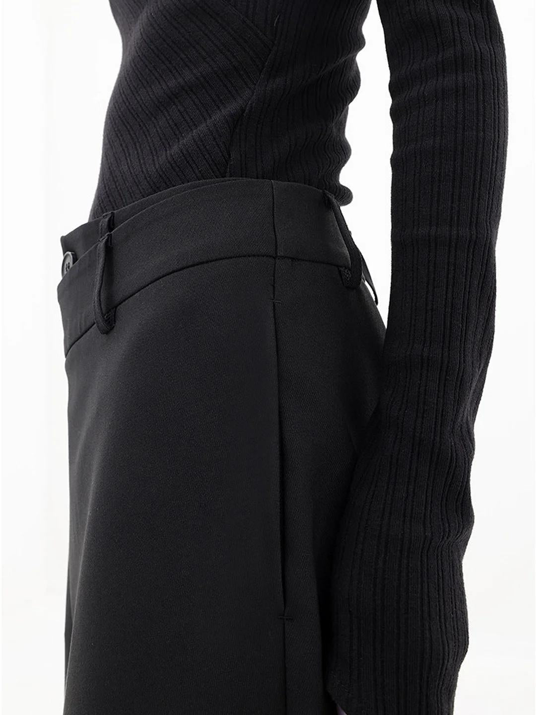 Women’s Asymmetrical Baggy Pants | High-Waist Design | Relaxed Fit