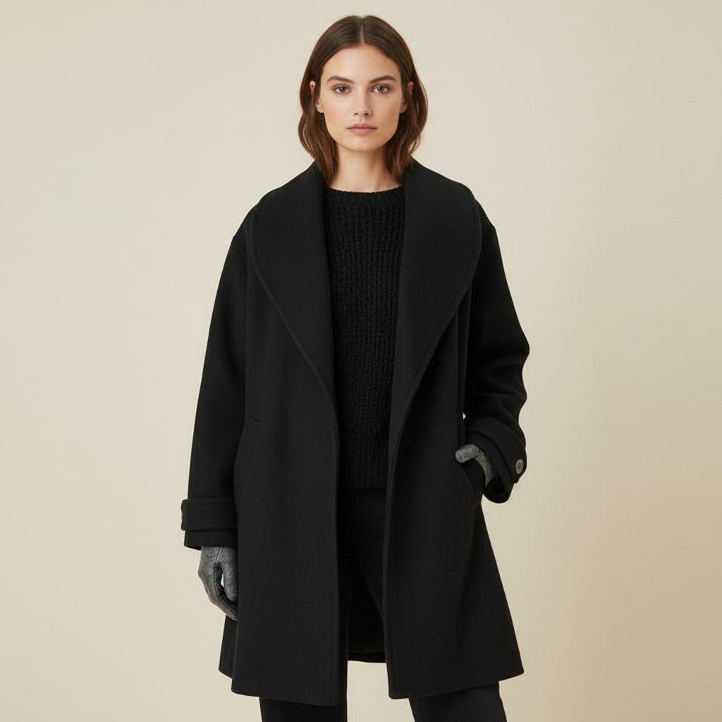 Vina | Women's Winter Coat | Double-Breasted & Elegant | Warm Wool Blend