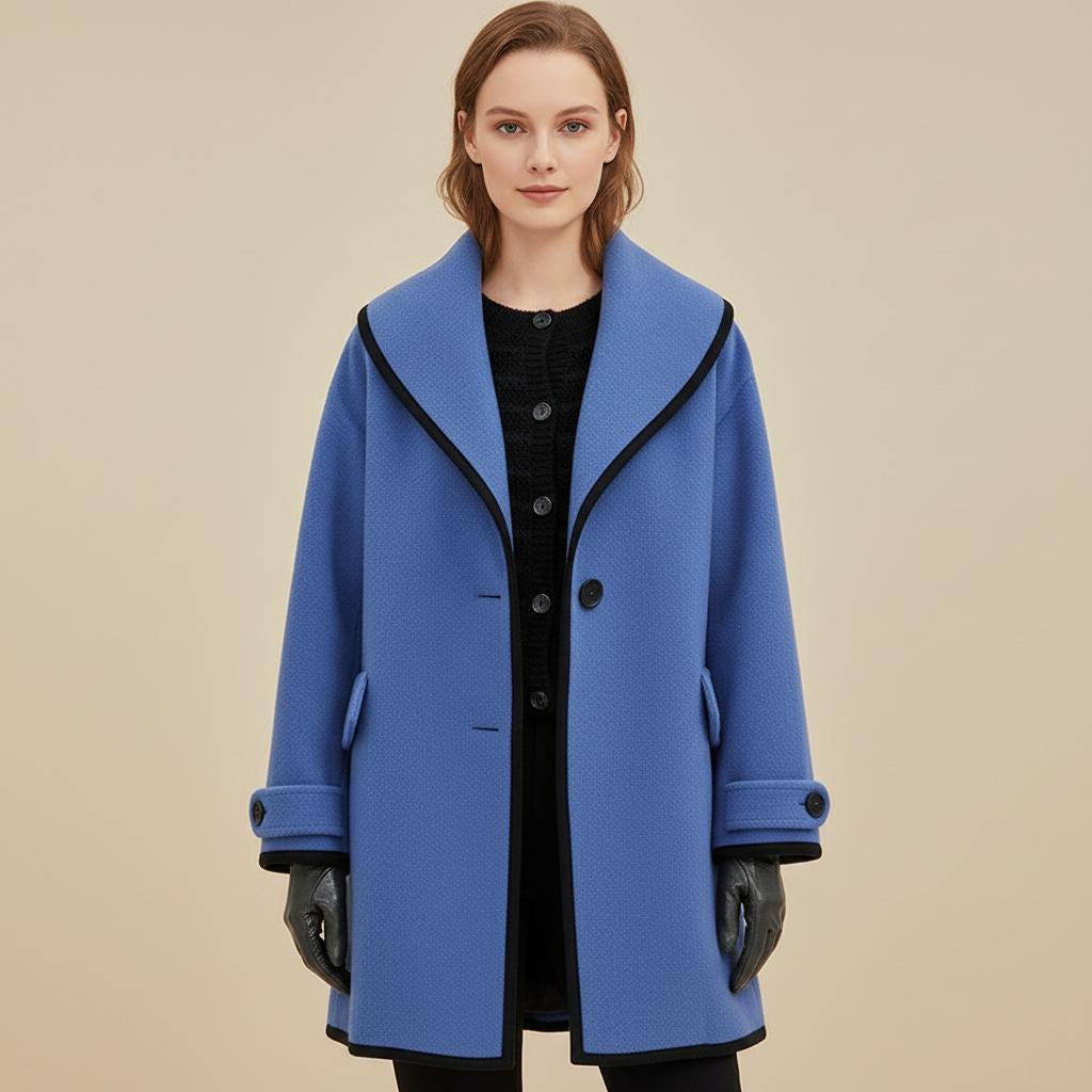 Vina | Women's Winter Coat | Double-Breasted & Elegant | Warm Wool Blend