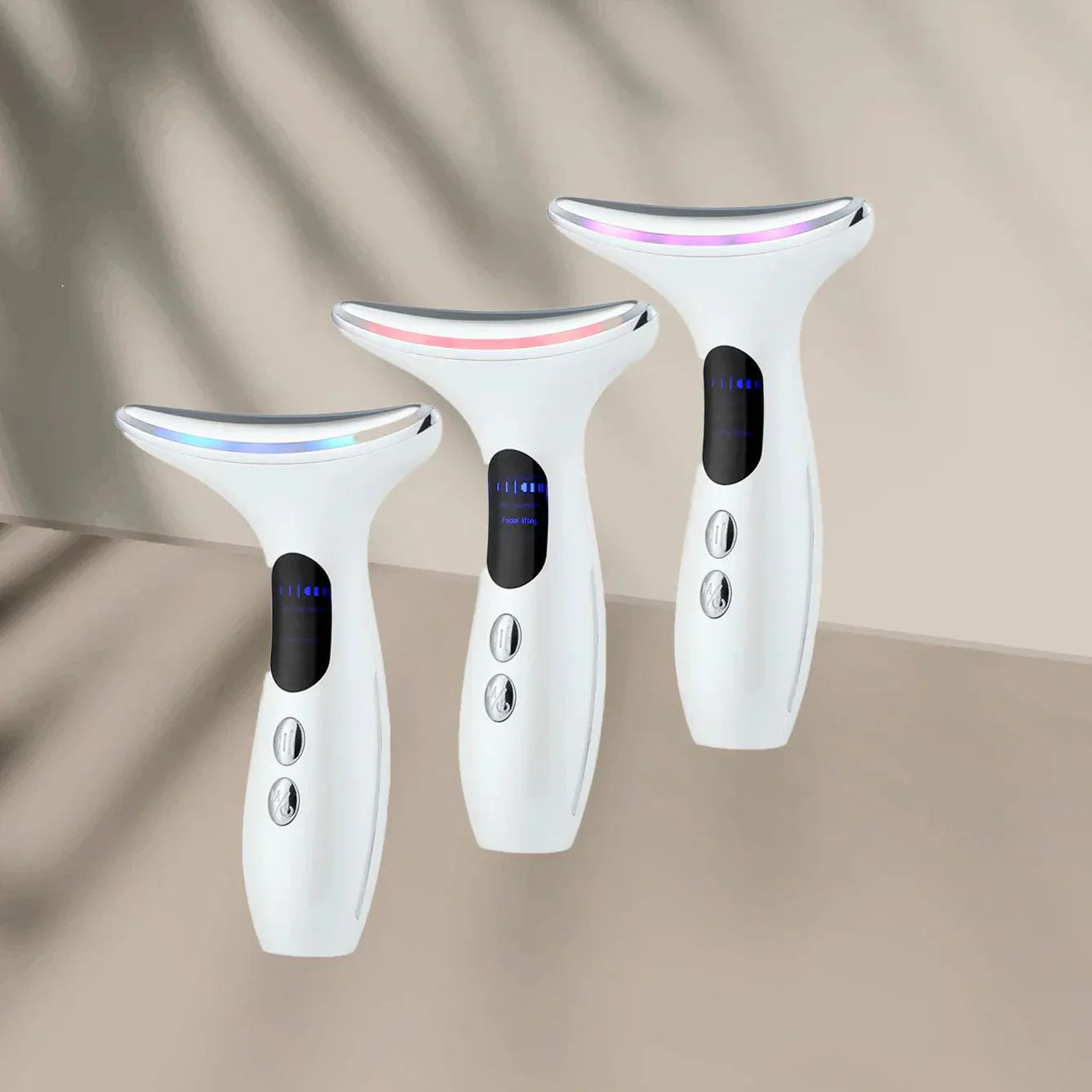 Microcurrent Handset | 6-in-1 Skin Care Device | EMS + Light Therapy | Rechargeable