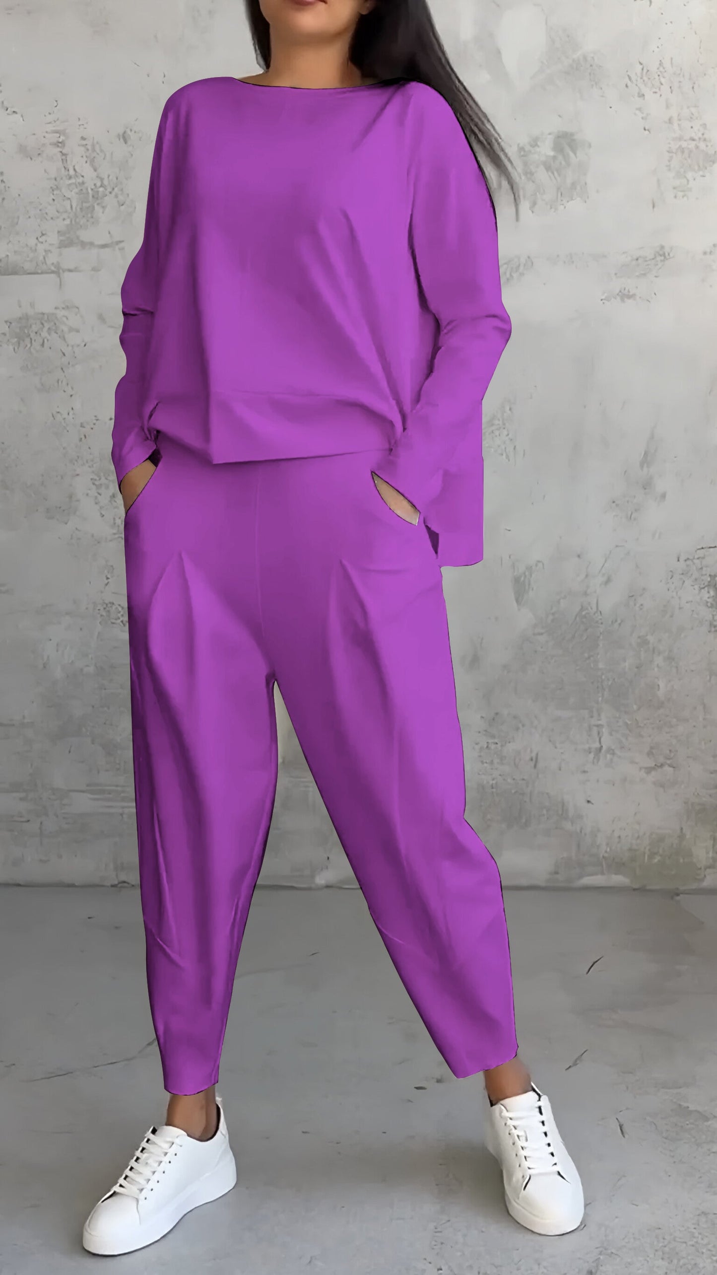 Relaxed Two-Piece Lounge Set | Soft Cotton Blend | Lightweight Comfort