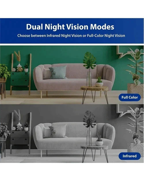 Wireless Light Bulb Security Camera | 1080P WiFi Smart Pan-Tilt Surveillance with Night Vision & Two-Way Audio