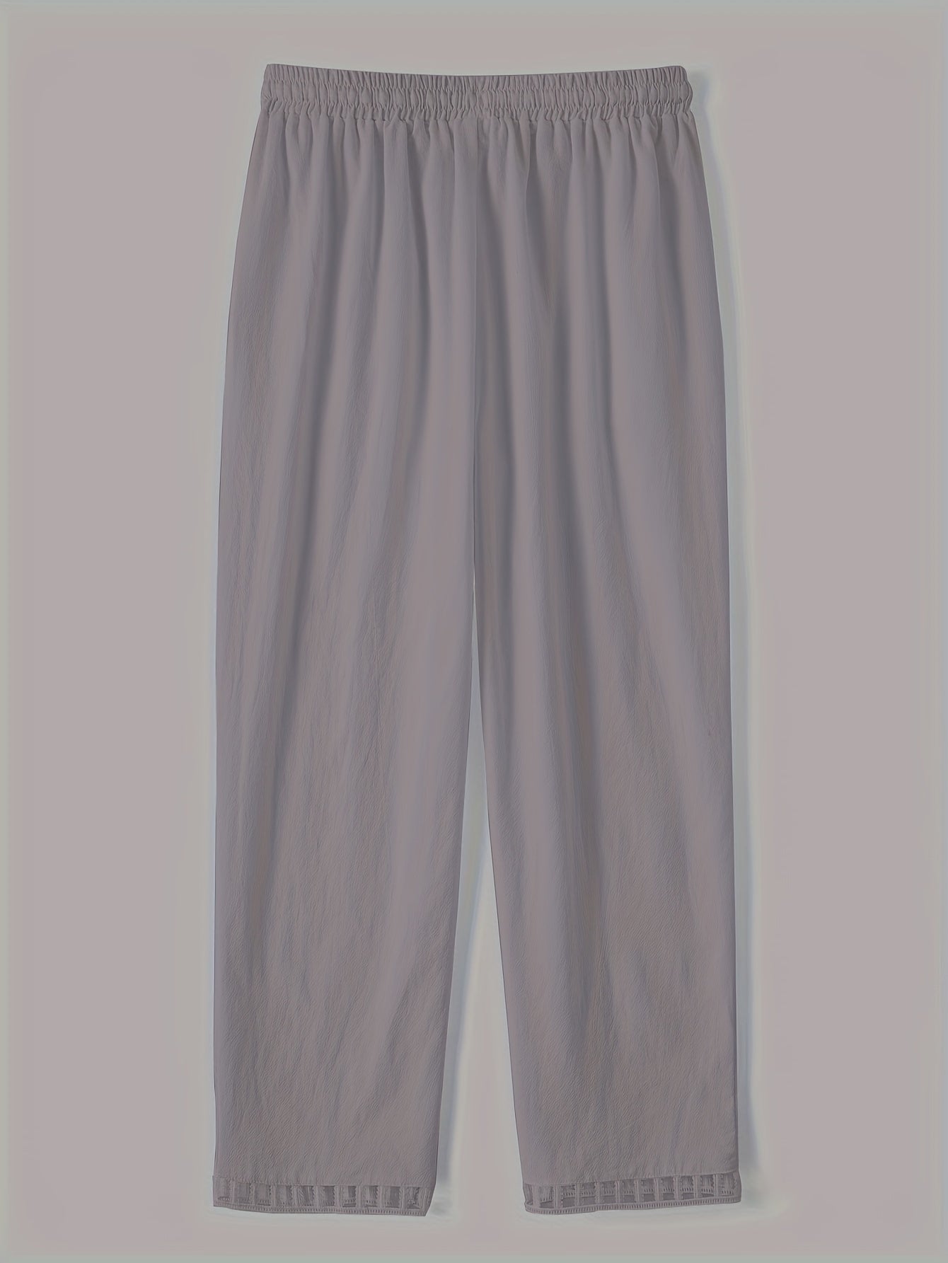 Women’s Cropped Pants | Relaxed Fit | Contrast Trim | Breathable Cotton Blend