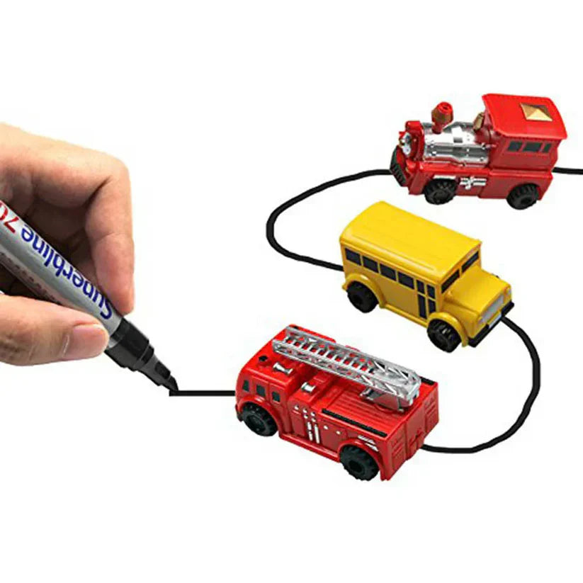 Line-Following Toy Car | Interactive Drawing Vehicle | Creative STEM Play for Kids