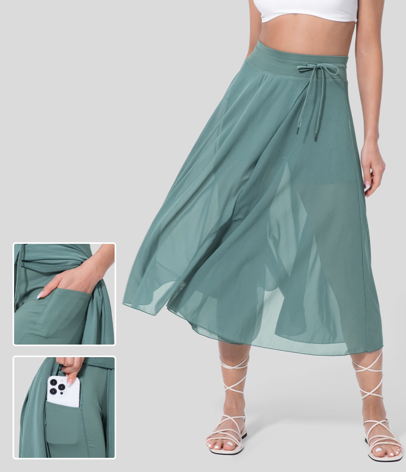 Convertible Midi Skirt | 2-in-1 Design | Elegant Everyday Versatility