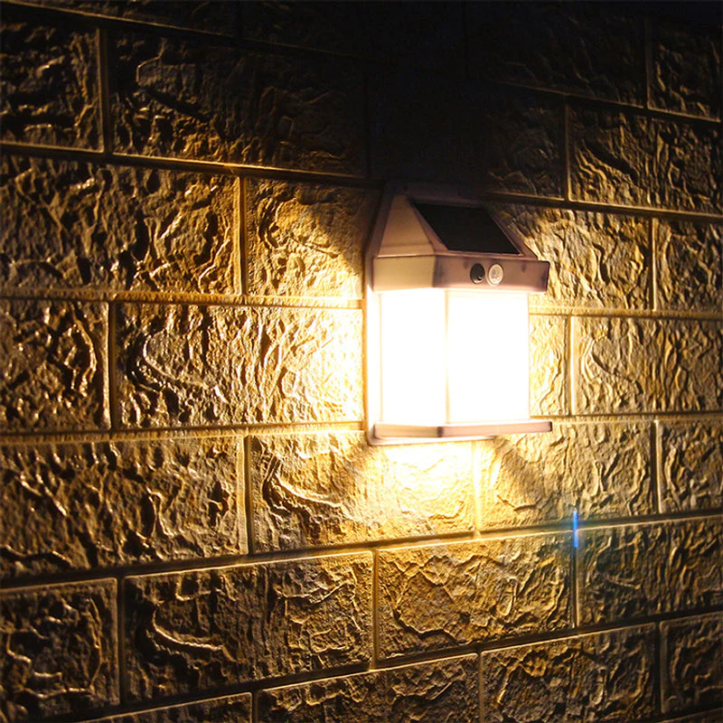 Solar-Powered Outdoor Wall Light | Motion Sensor | Weatherproof LED Security Fixture