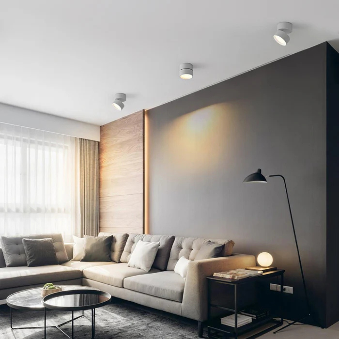 Adjustable LED Ceiling Light | Modern Minimalist Design