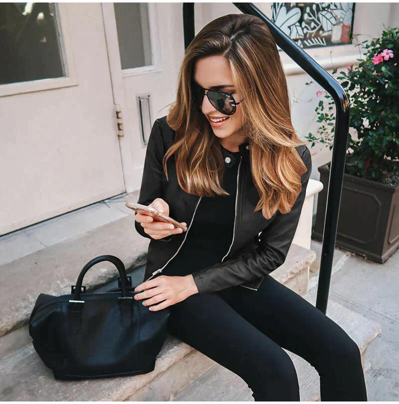 Alina Women's Leather Jacket | Premium Italian Leather 2