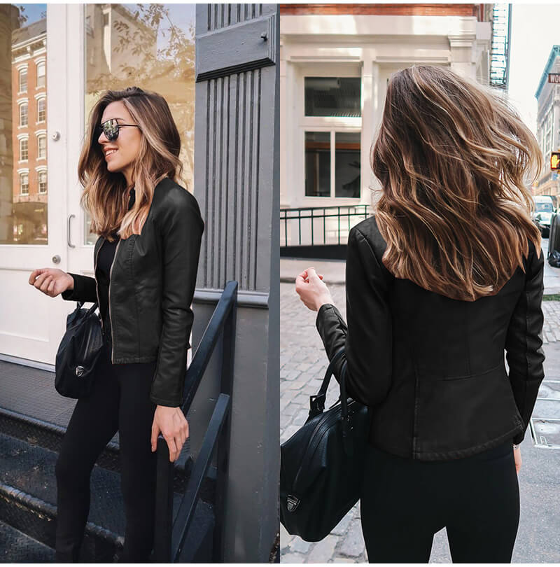 Alina Women's Leather Jacket | Premium Italian Leather 3
