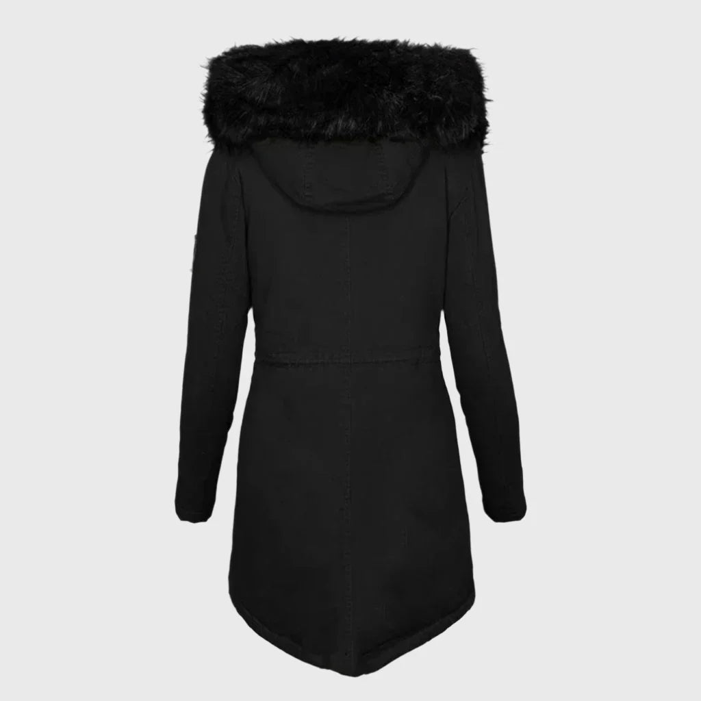 Alina Women's Winter Jacket | Cozy Hood, Tailored Fit 2