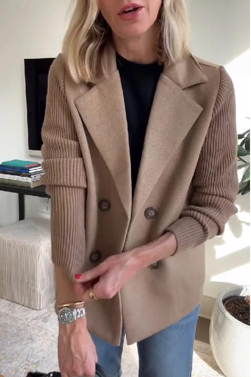 Amavira Women's Winter Trench Coat | Wool Blend, Military Style 1