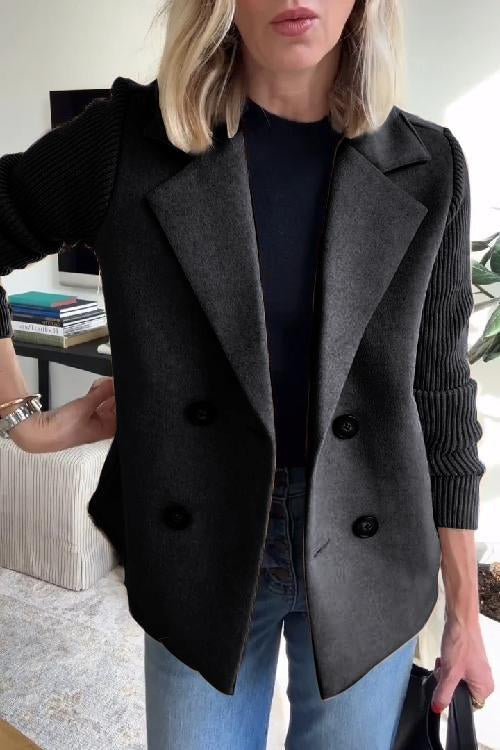 Amavira Women's Winter Trench Coat | Wool Blend, Military Style 8