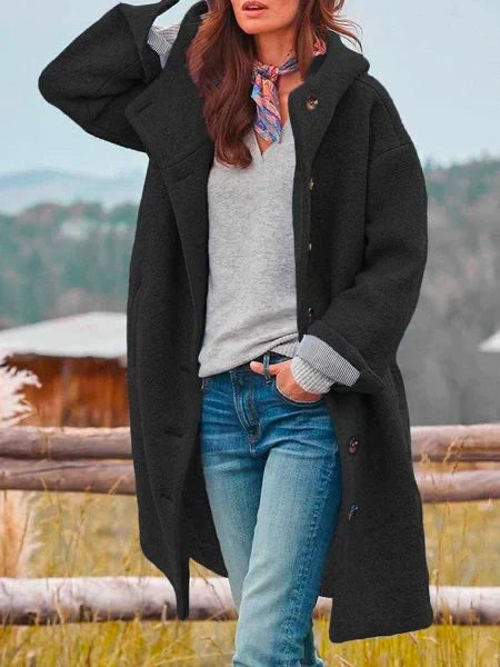 Aria Women's Classic Coat | Cozy Warmth, Timeless Design 3
