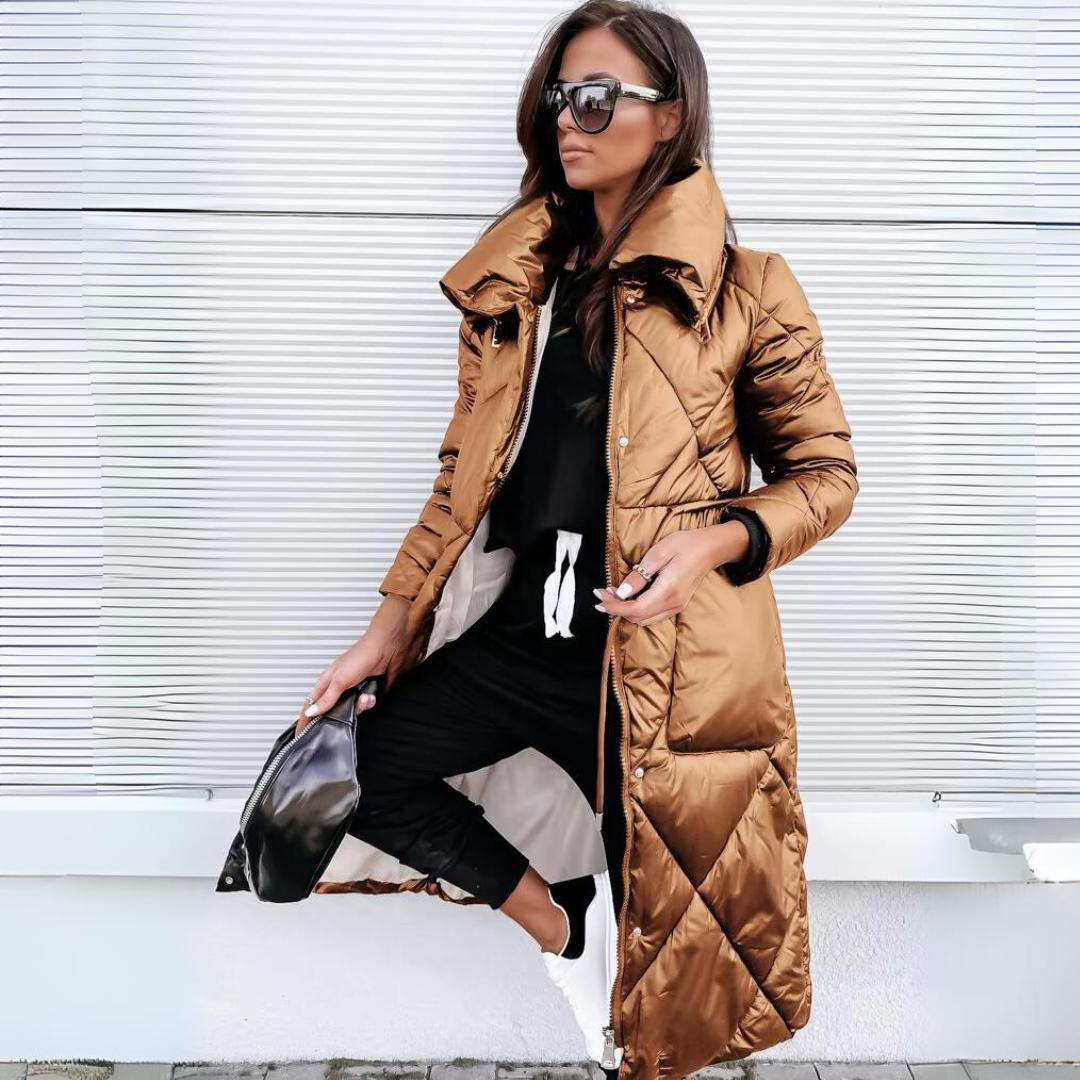 Aria Women's Quilted Jacket | Elegant Design, Tailored Fit 0