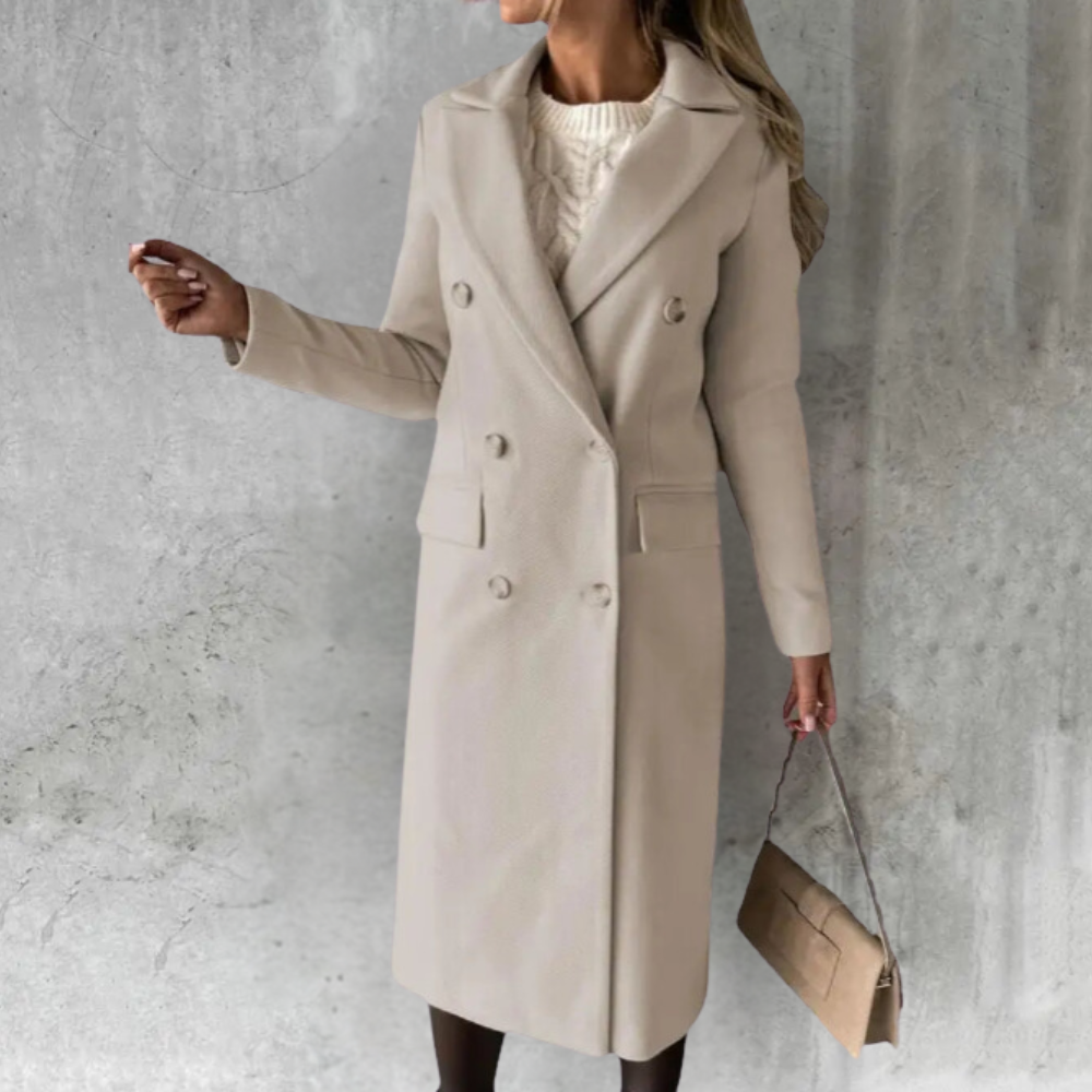 Aria Women's Trenchcoat | Premium Fabric, Timeless Design 5