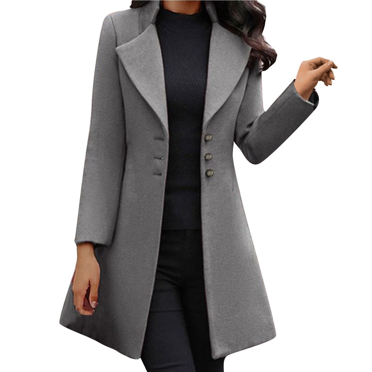 Bella Women's Wool Coat | High-Quality Blend, Elegant Design 2
