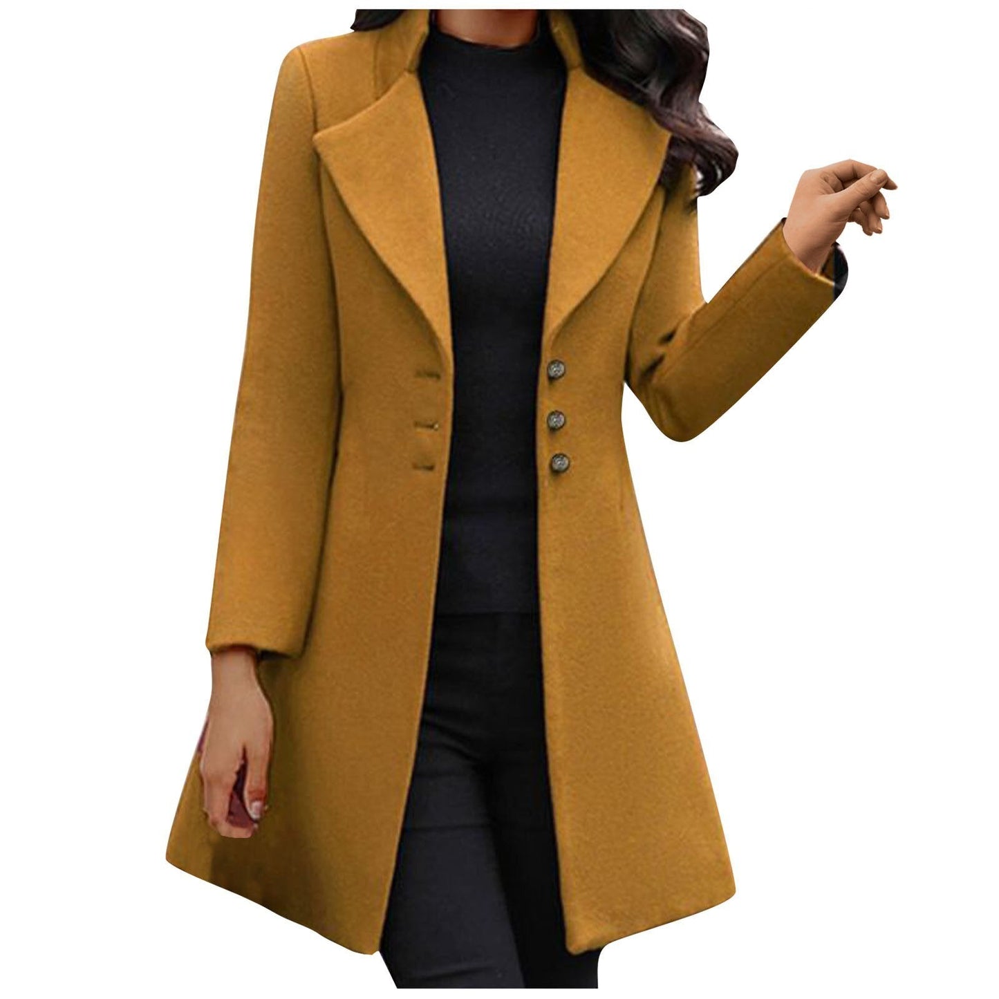 Bella Women's Wool Coat | High-Quality Blend, Elegant Design 3