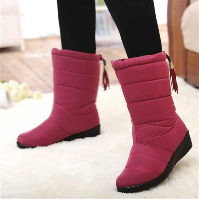 Women’s Waterproof Winter Boots | Warm Faux Fur Lining | Anti-Slip Rubber Sole