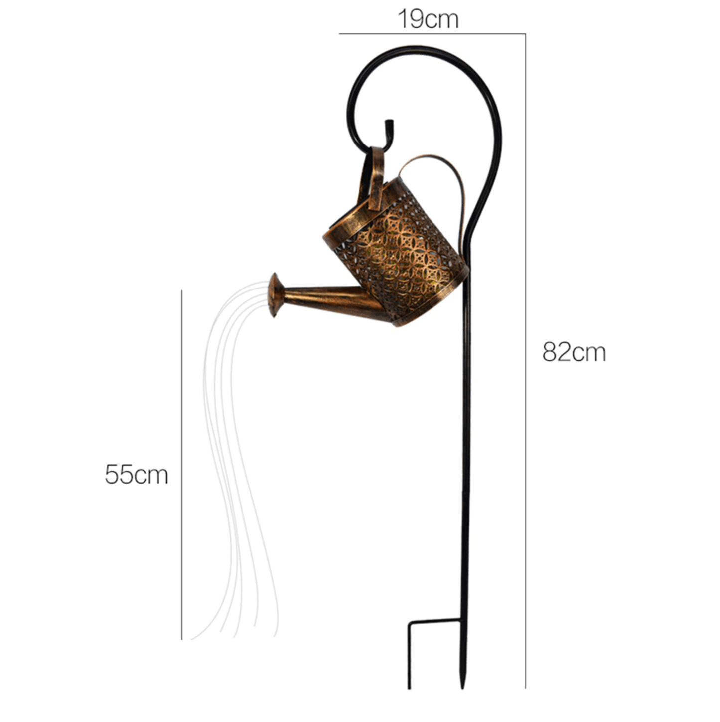 Solar Watering Can Light | Outdoor LED Garden Decoration | Solar Powered
