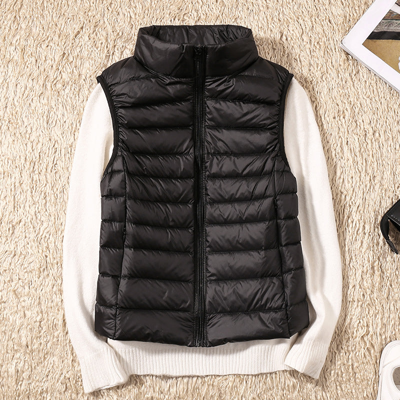 Clara Women's Waterproof Vest | White Duck Down Insulation 3