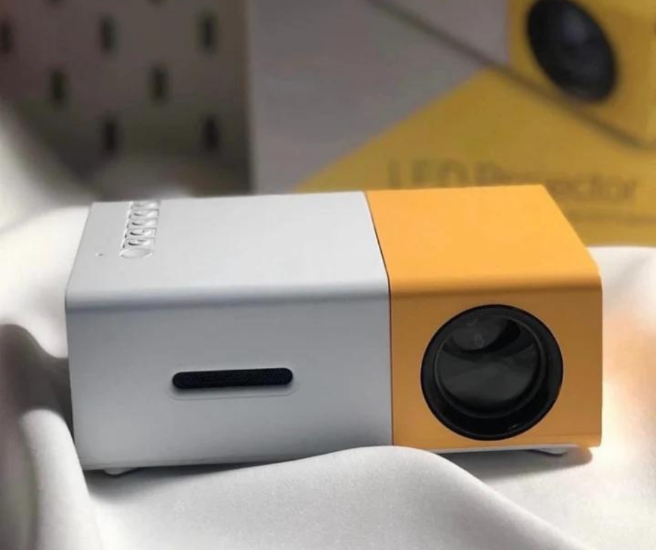 Portable Mini Projector | Compact Home Theater | Compatible with Phones, Laptops & Consoles