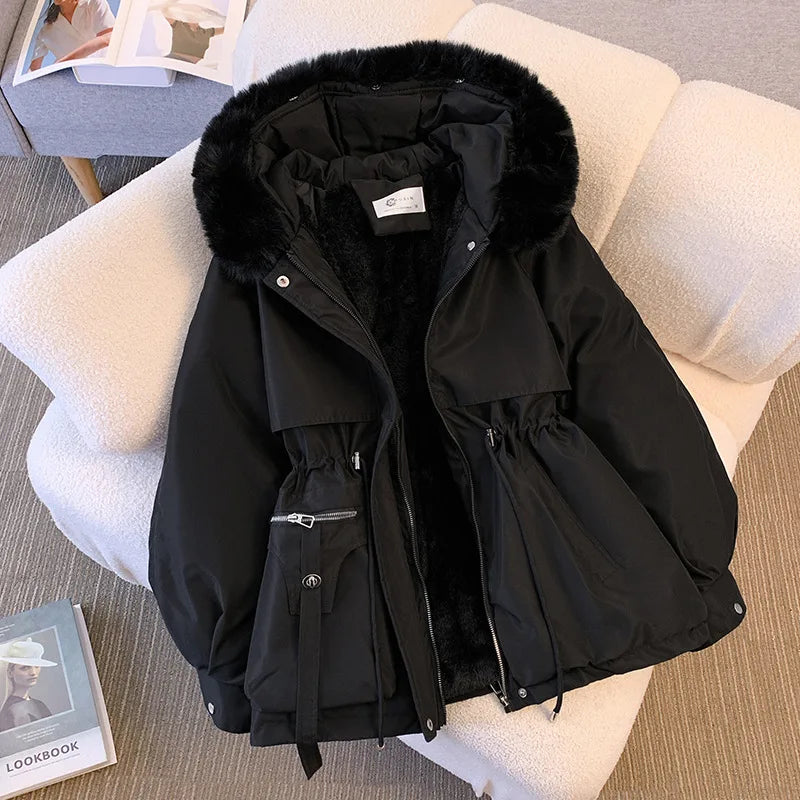 Cora Women's Hooded Puffer Jacket | Fleece-Lined, Weather-Resistant 4
