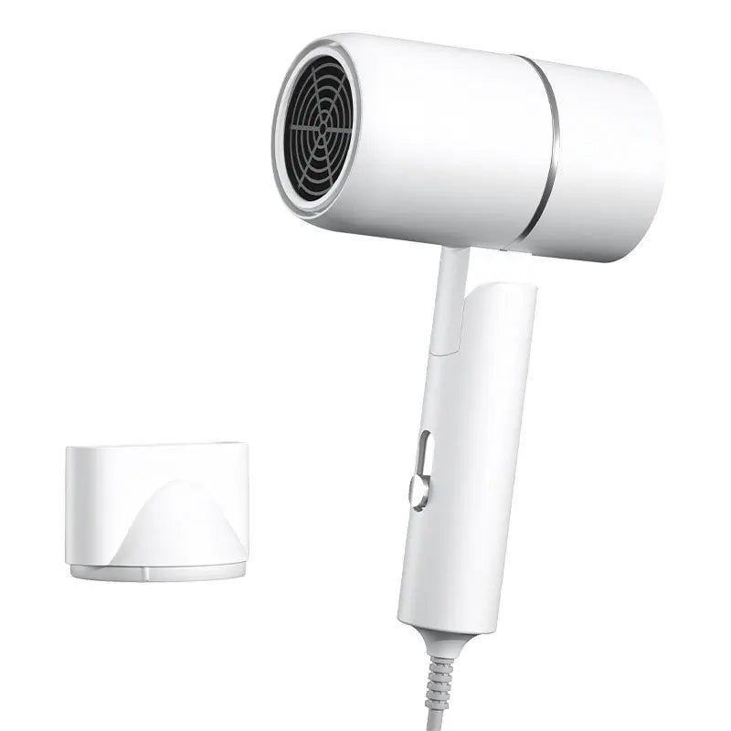 Foldable Ionic Hair Dryer | Compact Travel Blow Dryer | Lightweight Design with Carrying Pouch