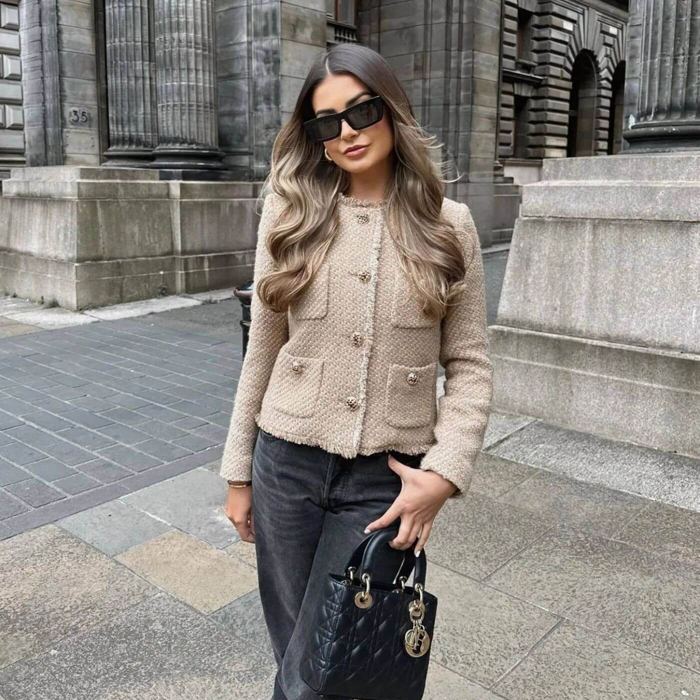 Gira Tailored Tweed Jacket | Lightweight Comfort 1