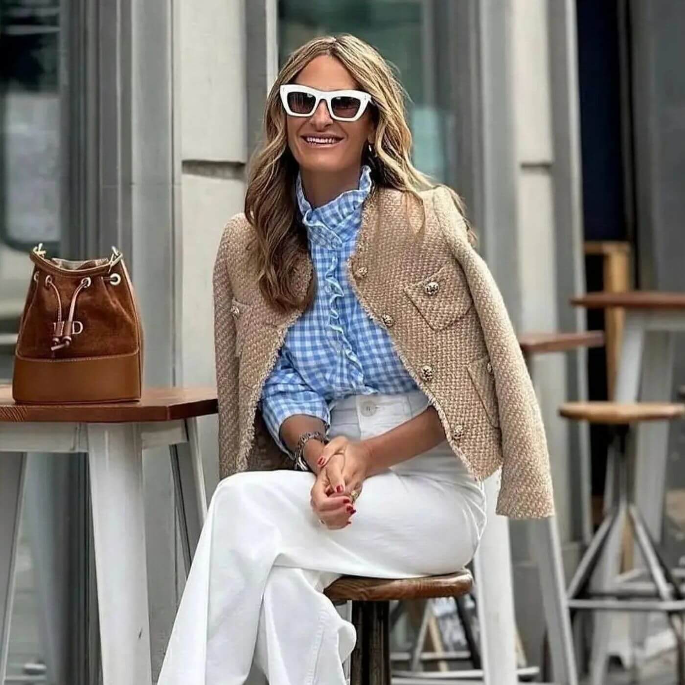 Gira Tailored Tweed Jacket | Lightweight Comfort 3