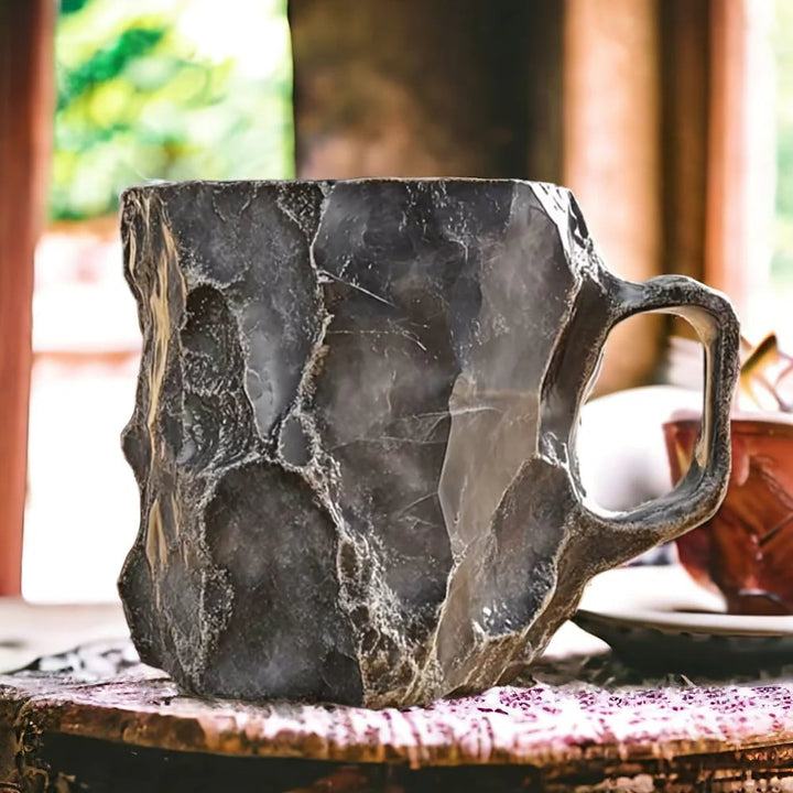 Handcrafted Mineral Crystal Mug | Insulated | Dishwasher & Microwave Safe | 12–15 oz Capacity