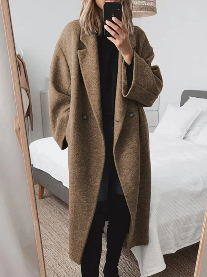 Hara Women's Winter Overcoat | Cotton Blend, Elegant Design 4