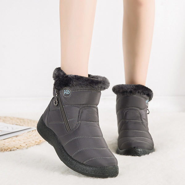 Women’s Waterproof Winter Boots | Warm Faux Fur Lining | Anti-Slip Sole