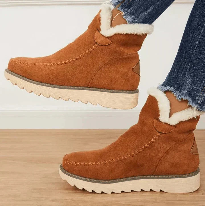 Women’s Cozy Faux Fur Winter Boots | Warm Lining | Non-Slip Sole