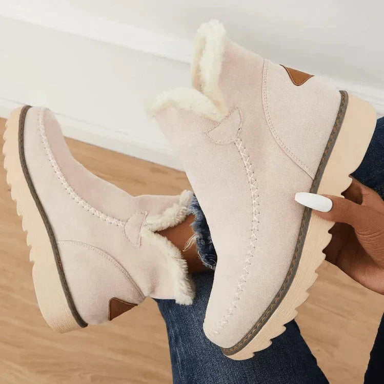 Women’s Cozy Faux Fur Winter Boots | Warm Lining | Non-Slip Sole