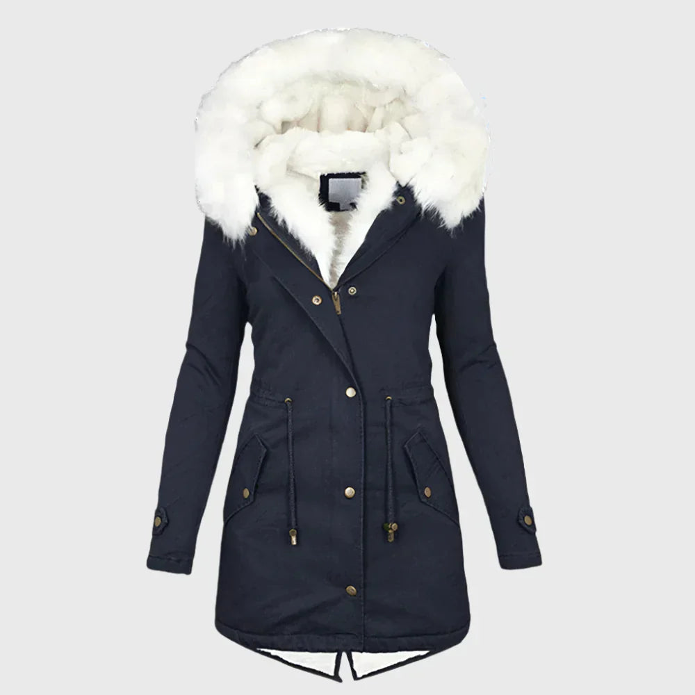 Ivy Women's Winter Coat | Fur-Lined Hood, Plus-Size 2