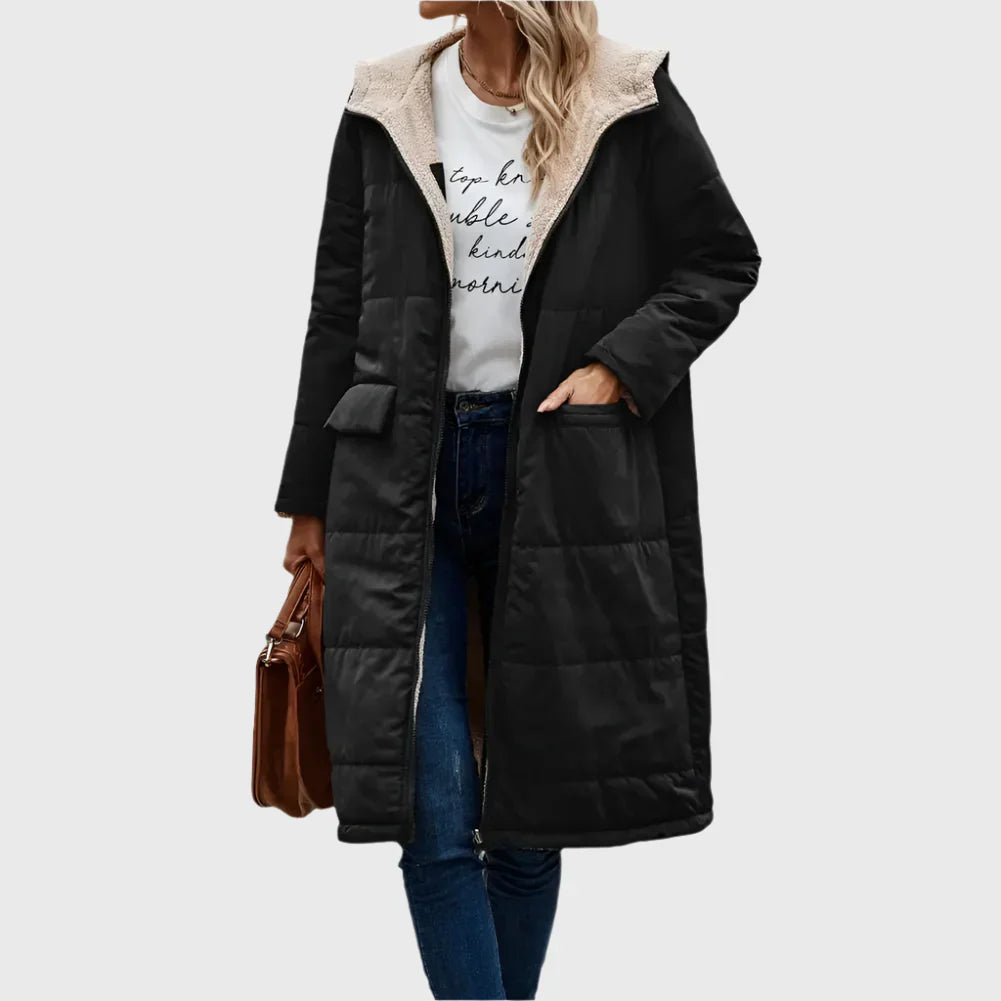 Juno Women's Winter Coat | Cozy Lined Hood 10