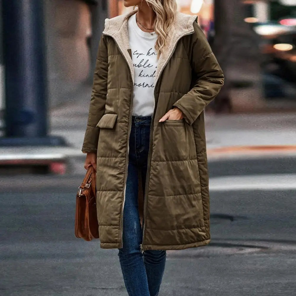 Juno Women's Winter Coat | Cozy Lined Hood 2