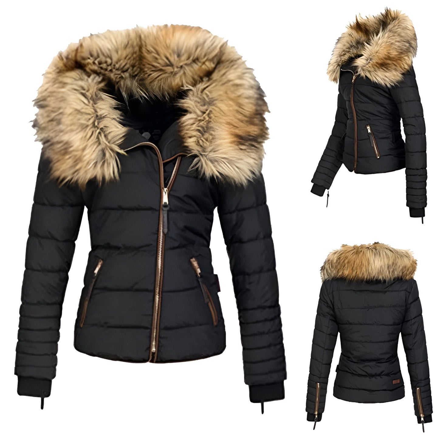 Kassandra Women's Winter Jacket | Thick Padded Insulation 3