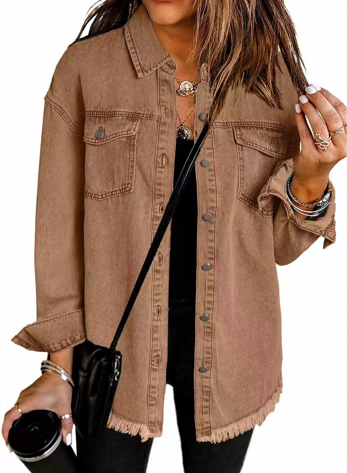 Luni Women's Denim Jacket | Relaxed Fit, Timeless Style 5