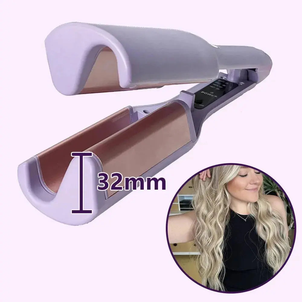 Curling Iron | Triple Barrel Hair Waver | Ceramic Anti-Frizz Styling Tool