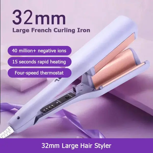 Curling Iron | Triple Barrel Hair Waver | Ceramic Anti-Frizz Styling Tool