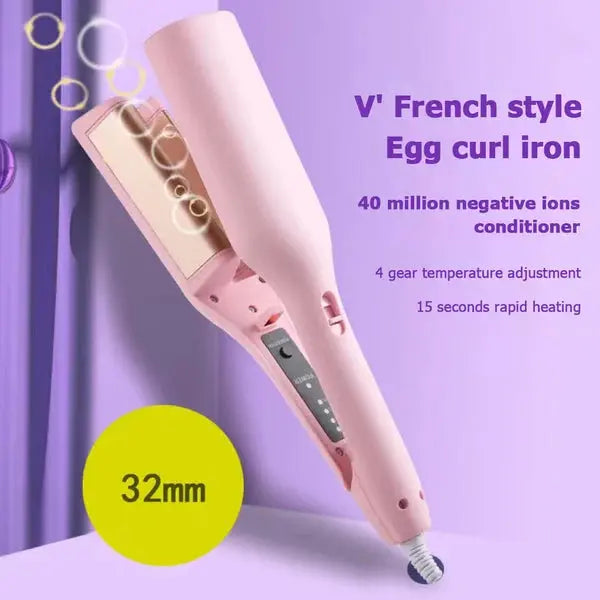 Curling Iron | Triple Barrel Hair Waver | Ceramic Anti-Frizz Styling Tool